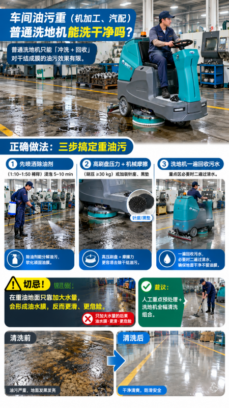 三步清除重油污厂房车门攻略